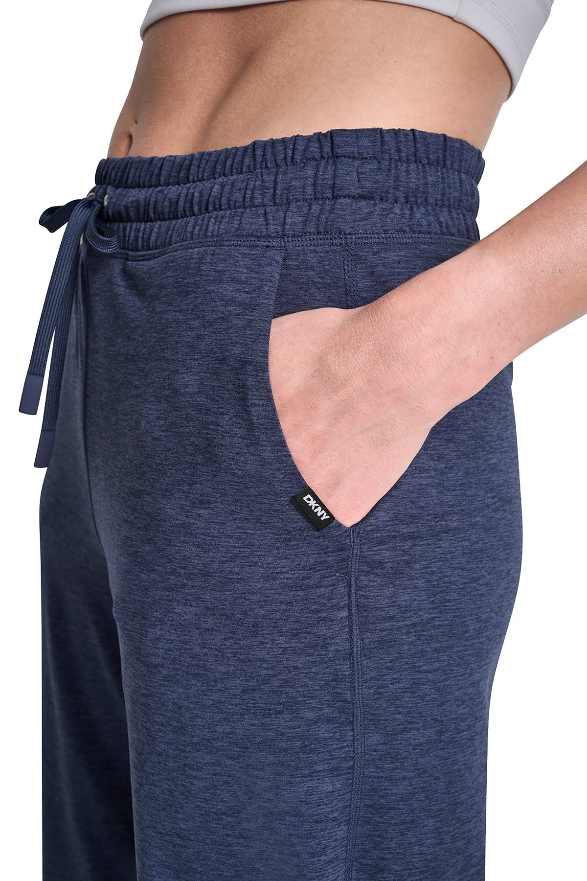 MID-RISE SPACEDYE WIDE-LEG PANT