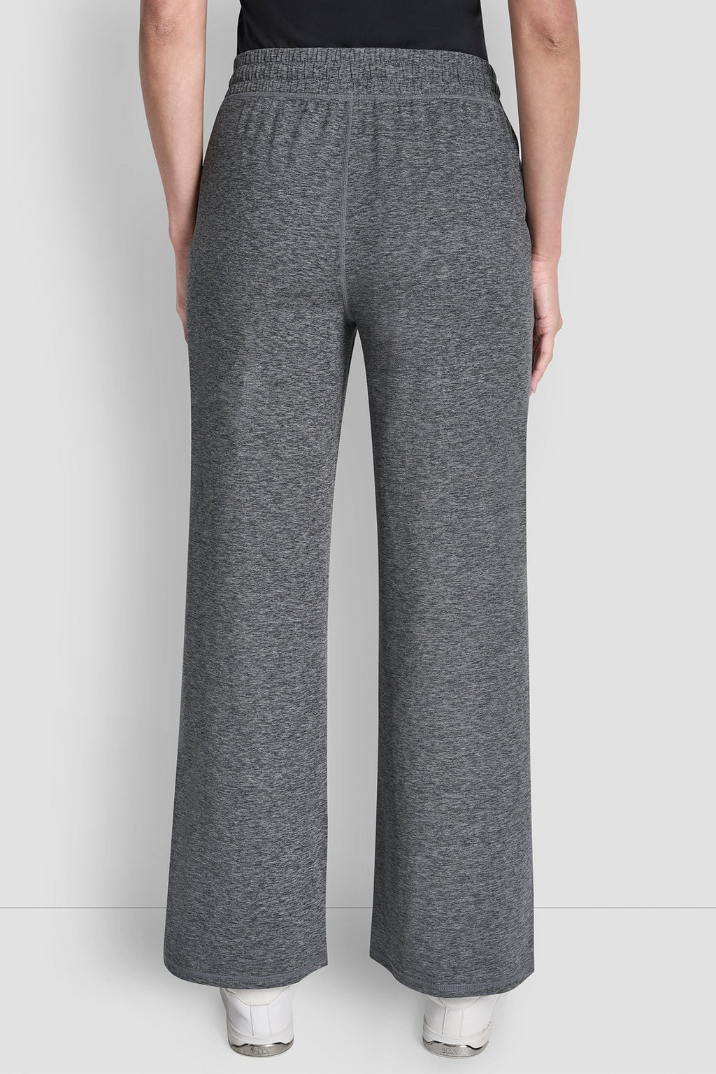 MID-RISE SPACEDYE WIDE-LEG PANT