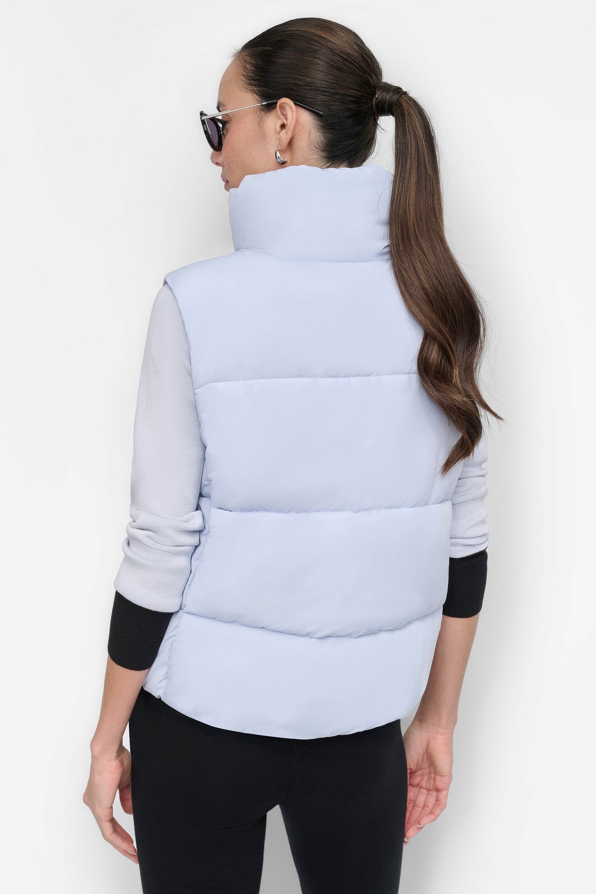 MOCK NECK PUFFER VEST