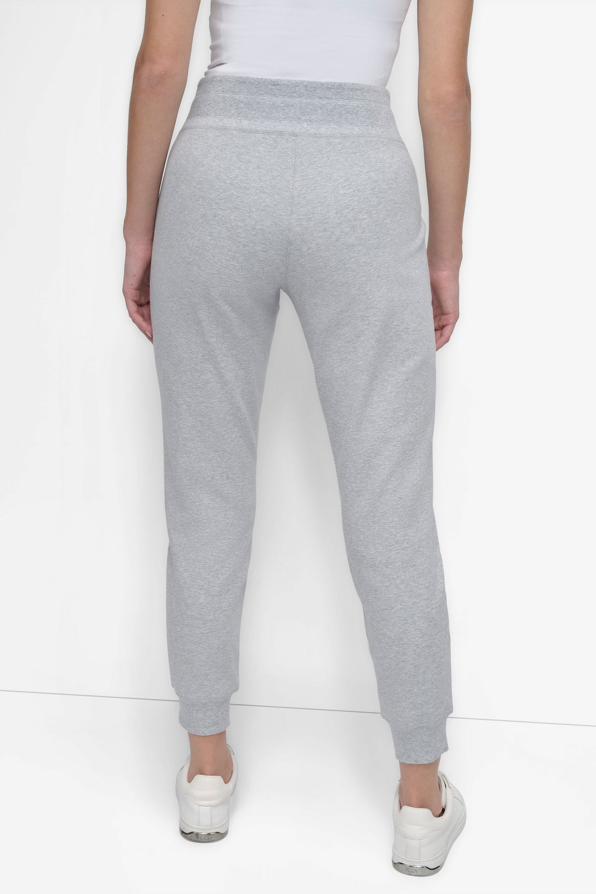TWO-TONE HIGH-RISE LOGO DRAWSTRING SKINNY JOGGER