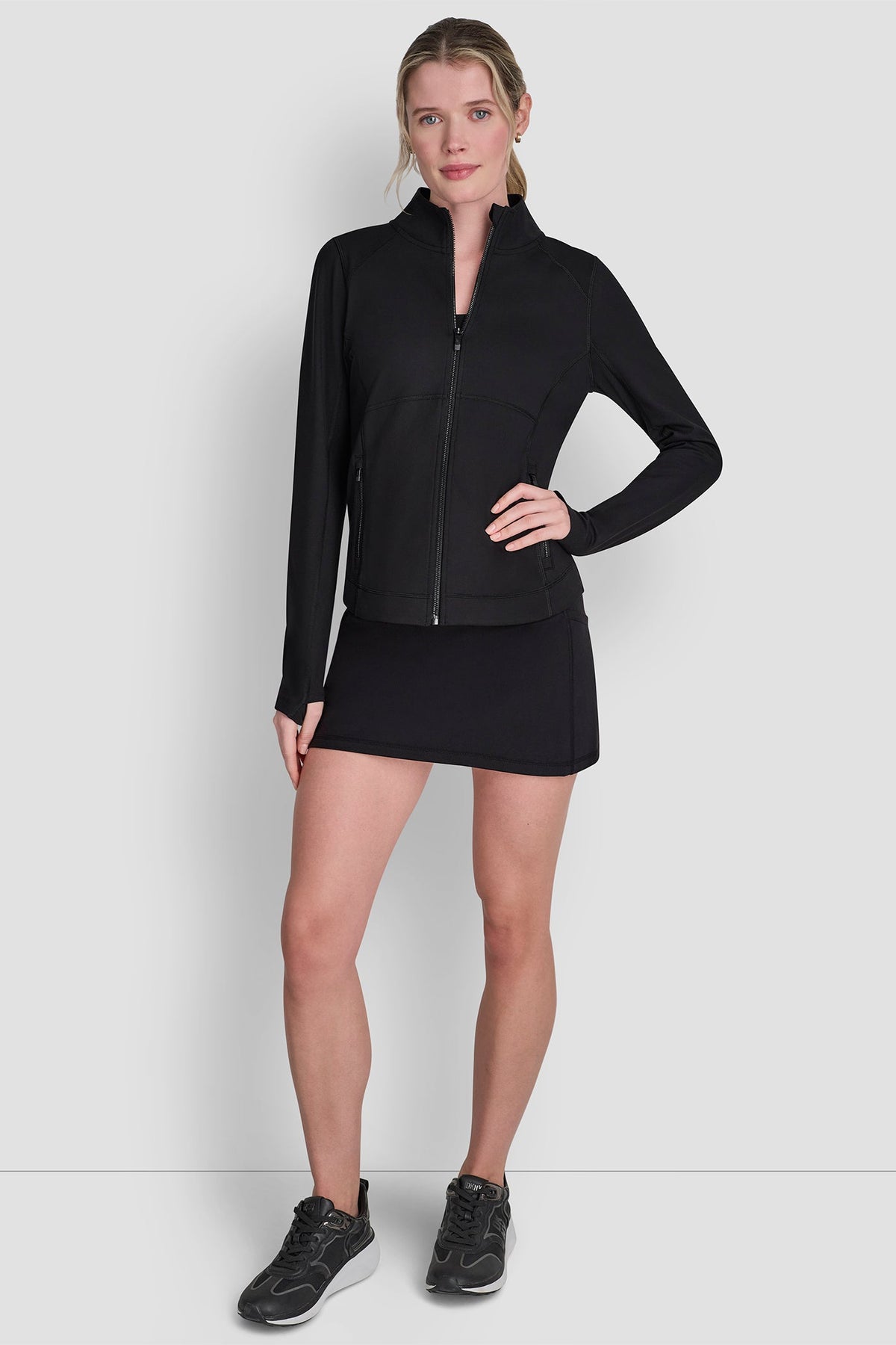 FUNNEL NECK FULL ZIP JACKET