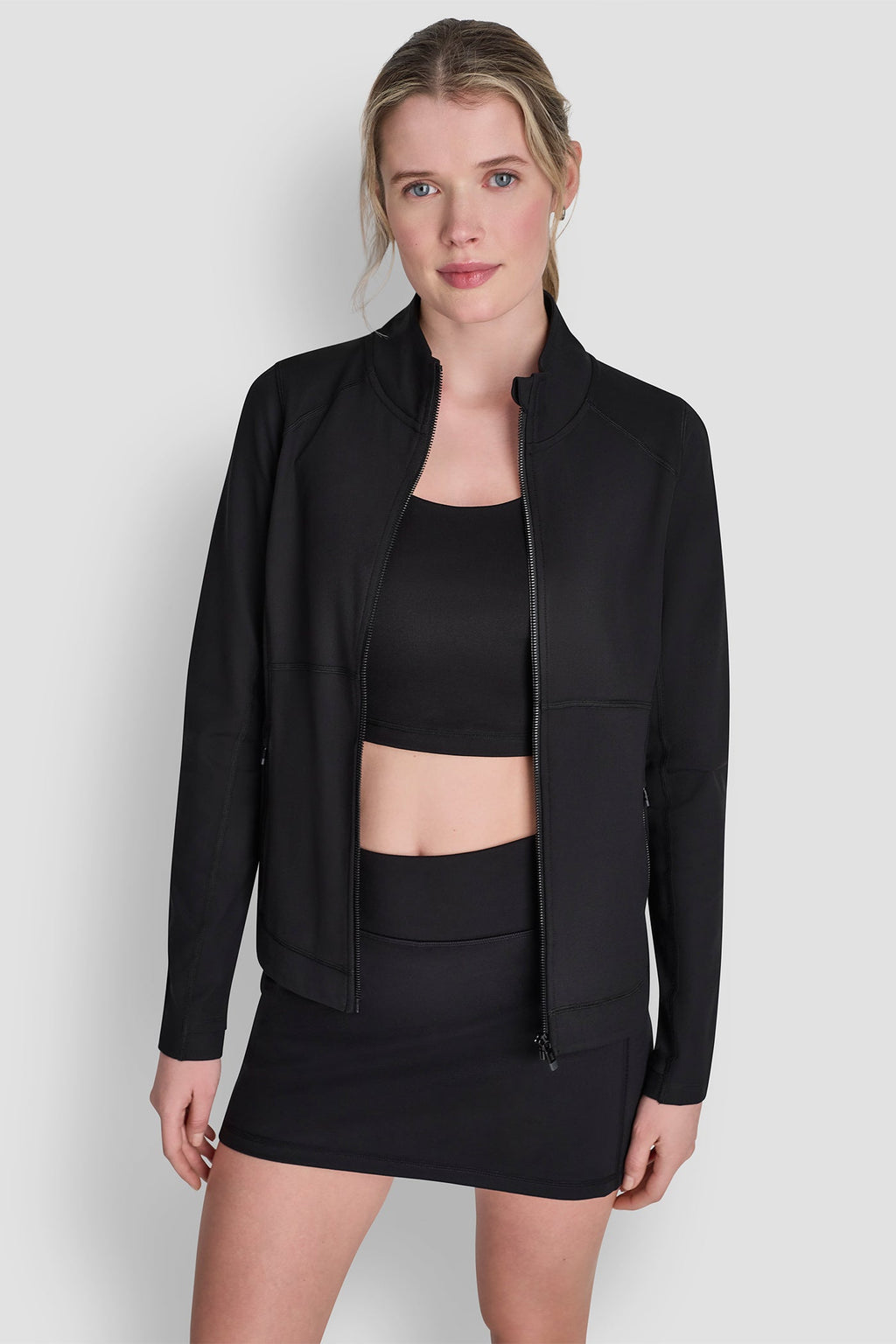 FUNNEL NECK FULL ZIP JACKET