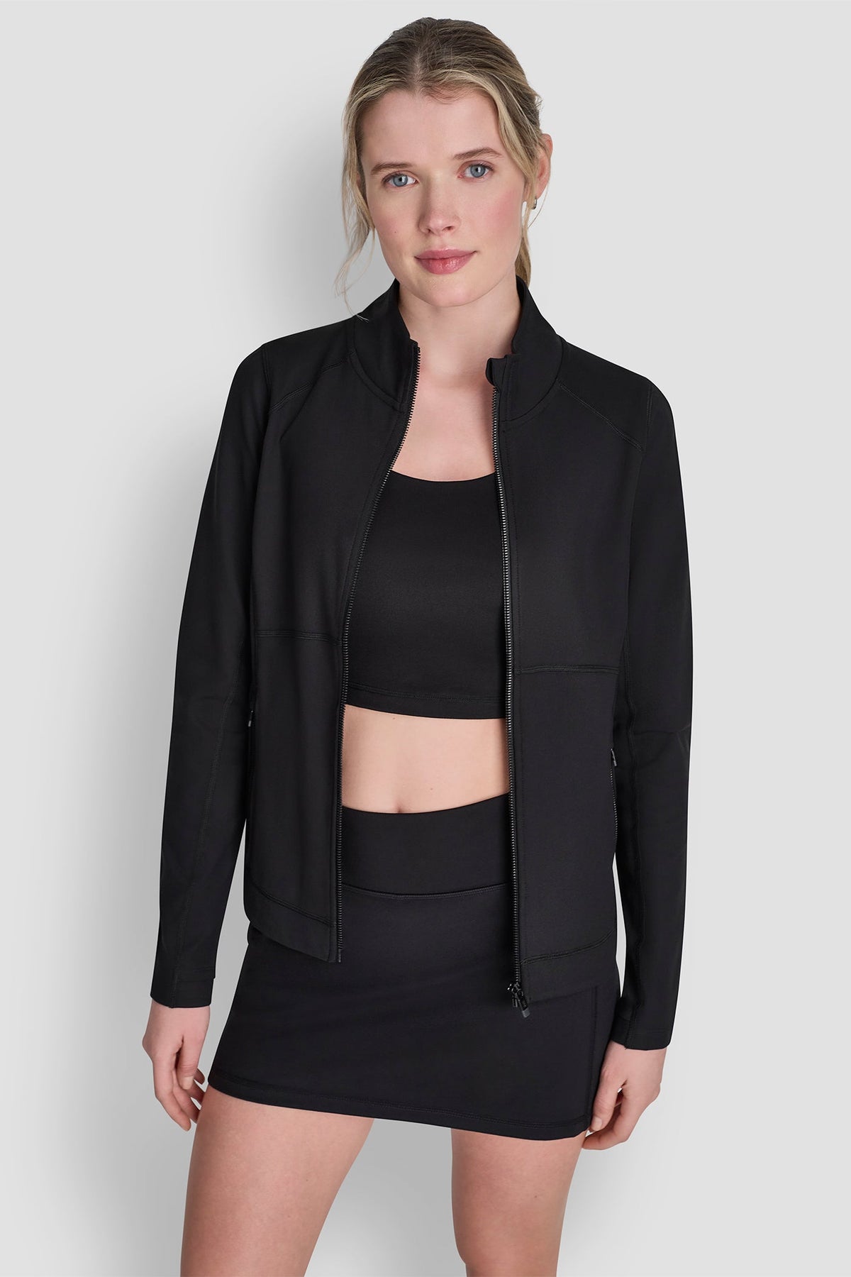 FUNNEL NECK FULL ZIP JACKET
