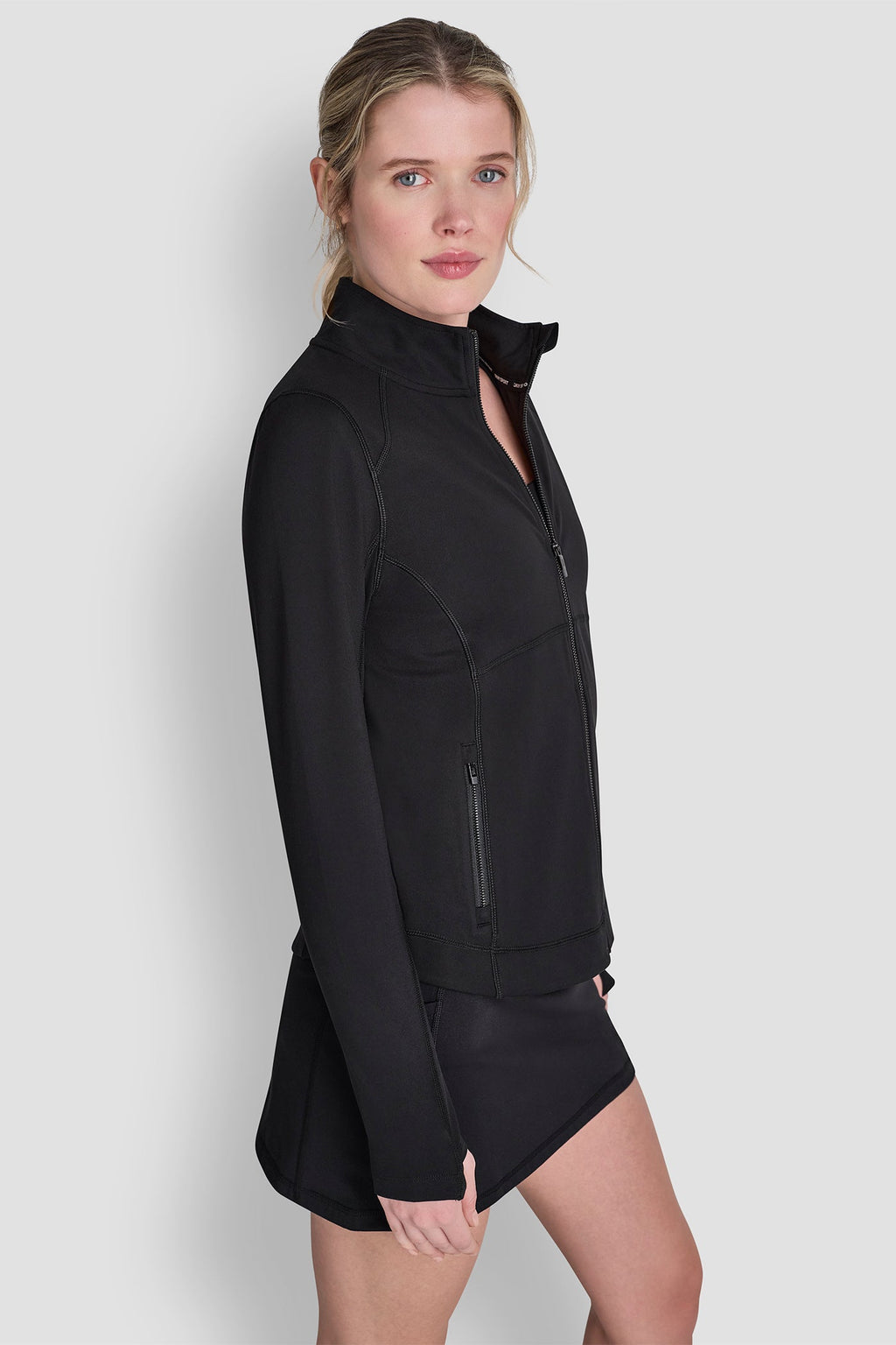 FUNNEL NECK FULL ZIP JACKET