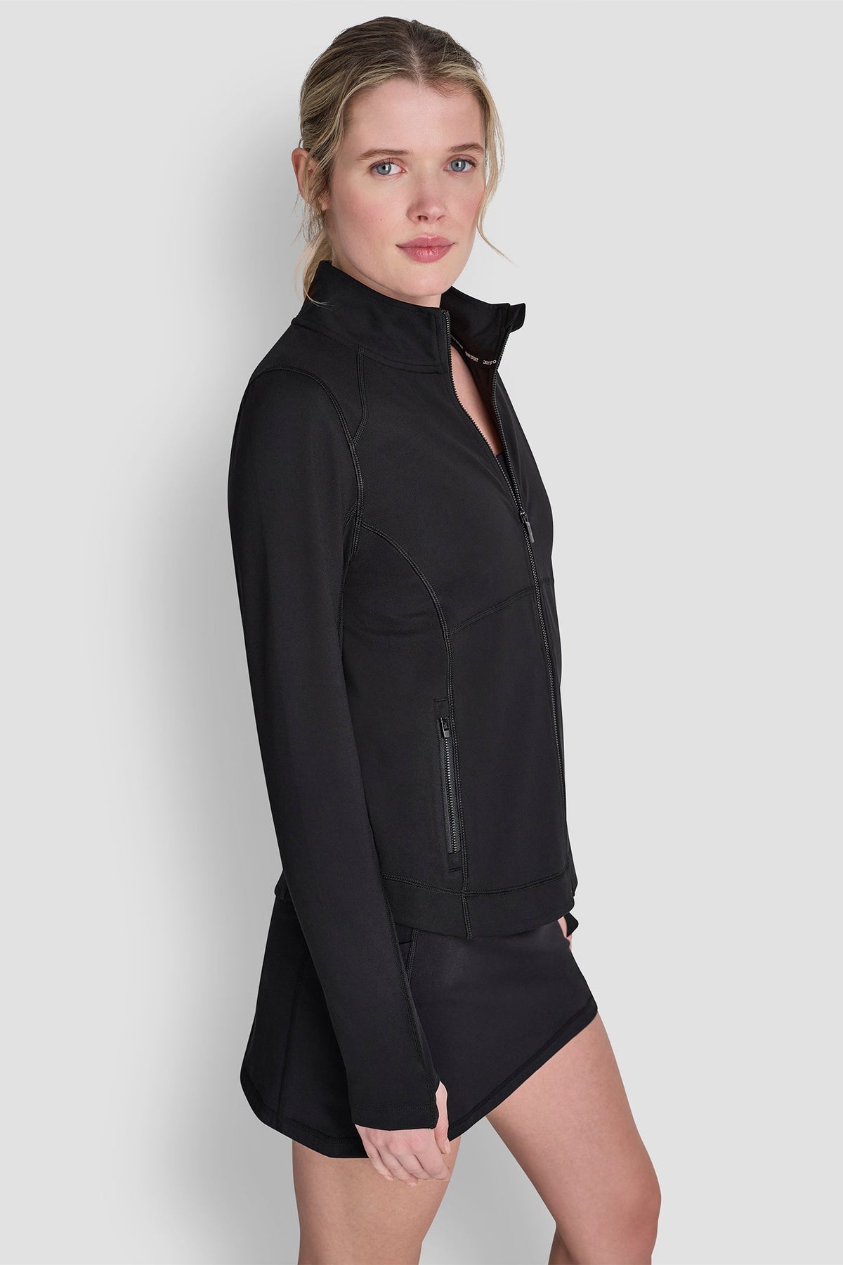 FUNNEL NECK FULL ZIP JACKET