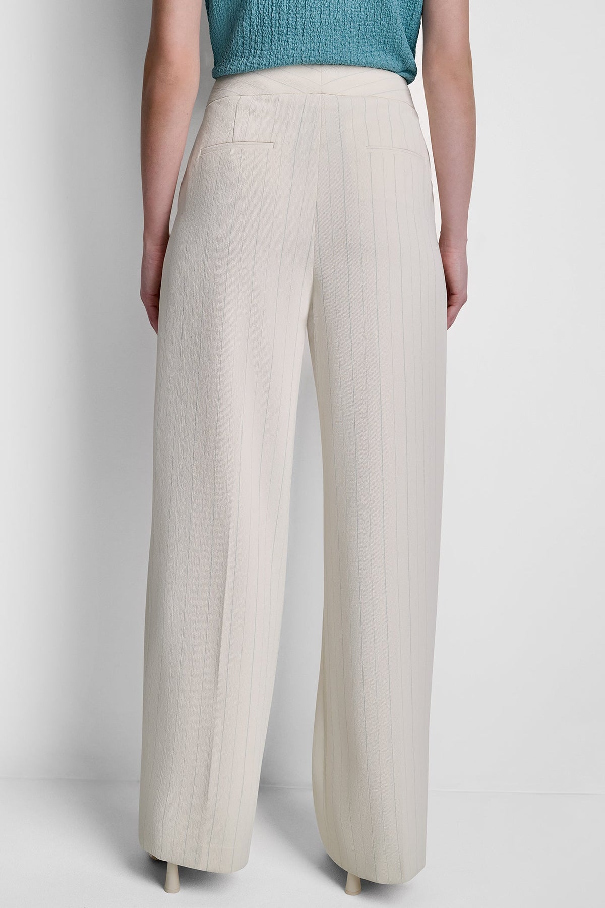 MID-RISE PINSTRIPE PANT