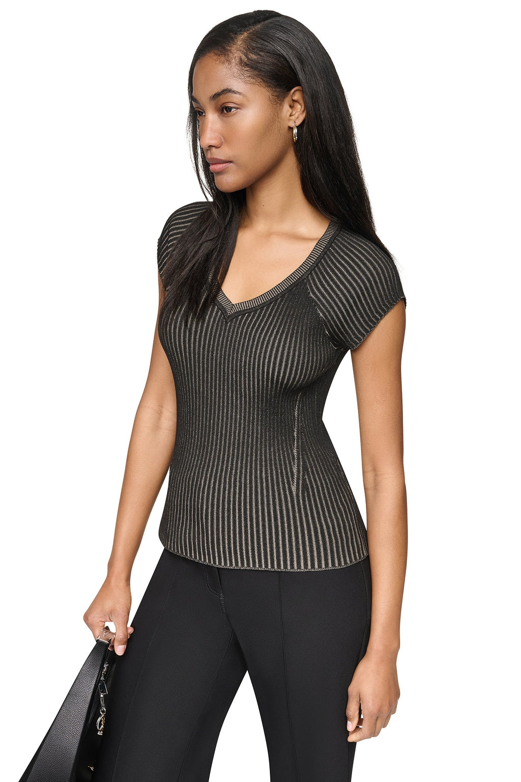RIB KNIT SWEATER