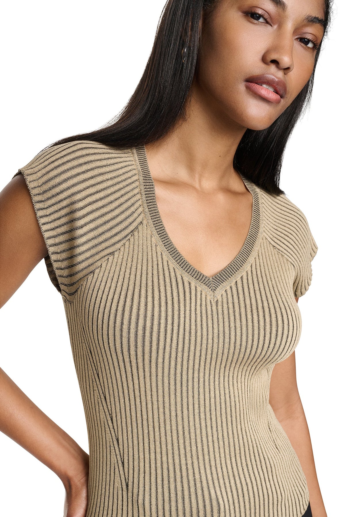 RIB KNIT SWEATER