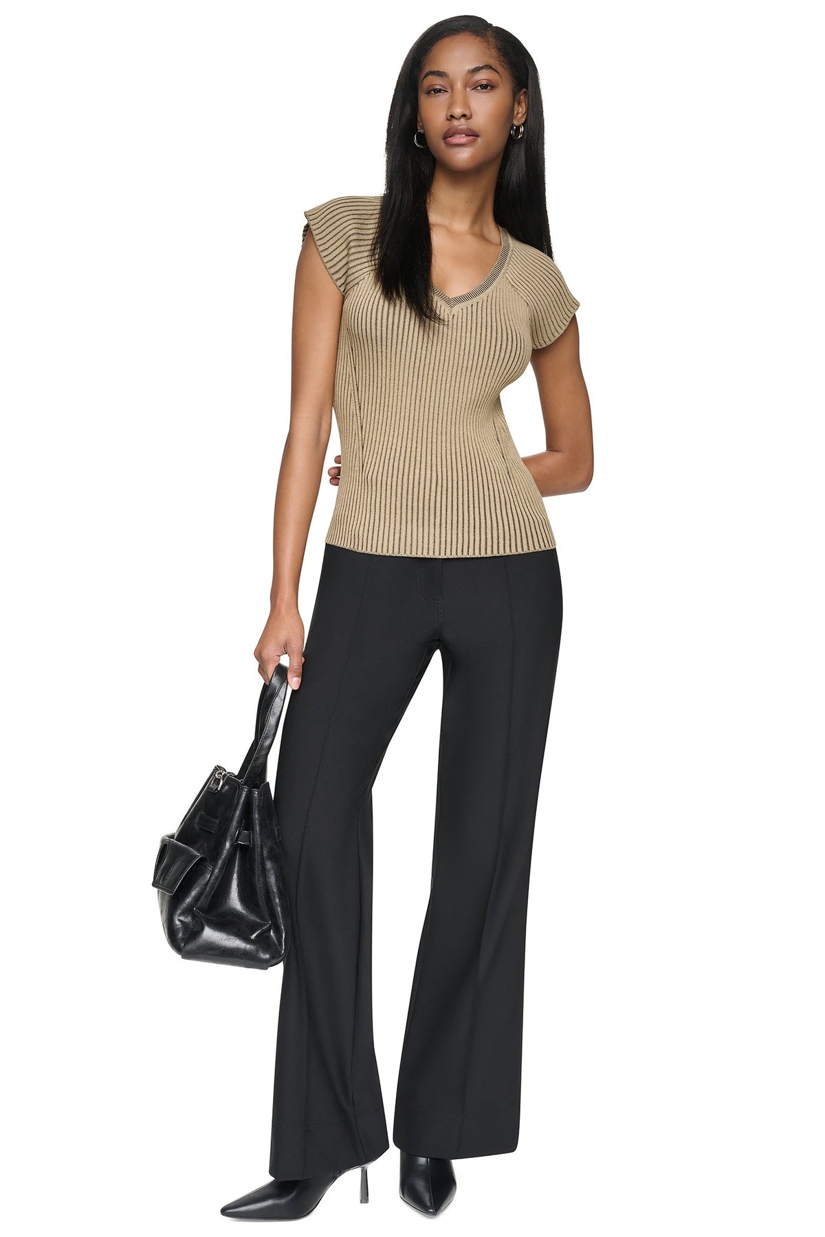 RIB KNIT SWEATER