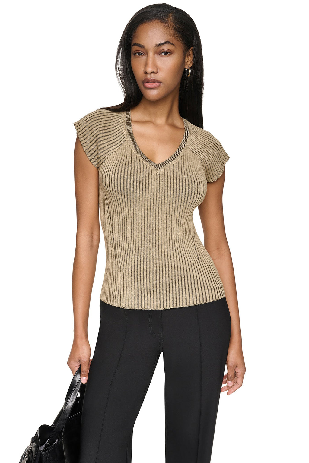 RIB KNIT SWEATER