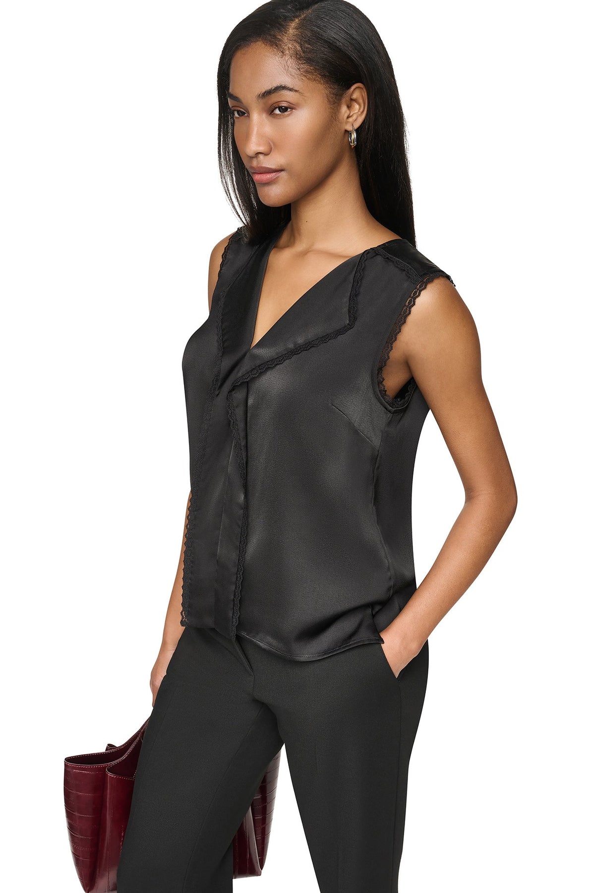 V-NECK BLOUSE