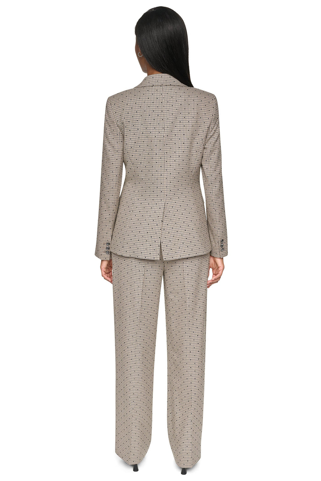ONE BUTTON COLLAR BLAZER