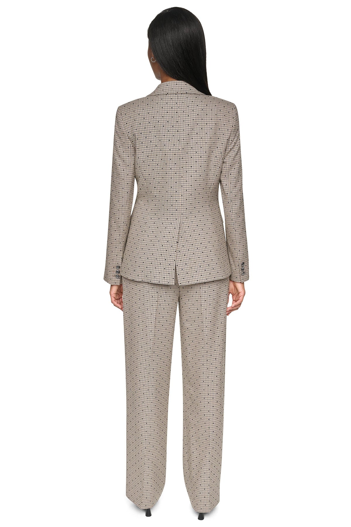ONE BUTTON COLLAR BLAZER
