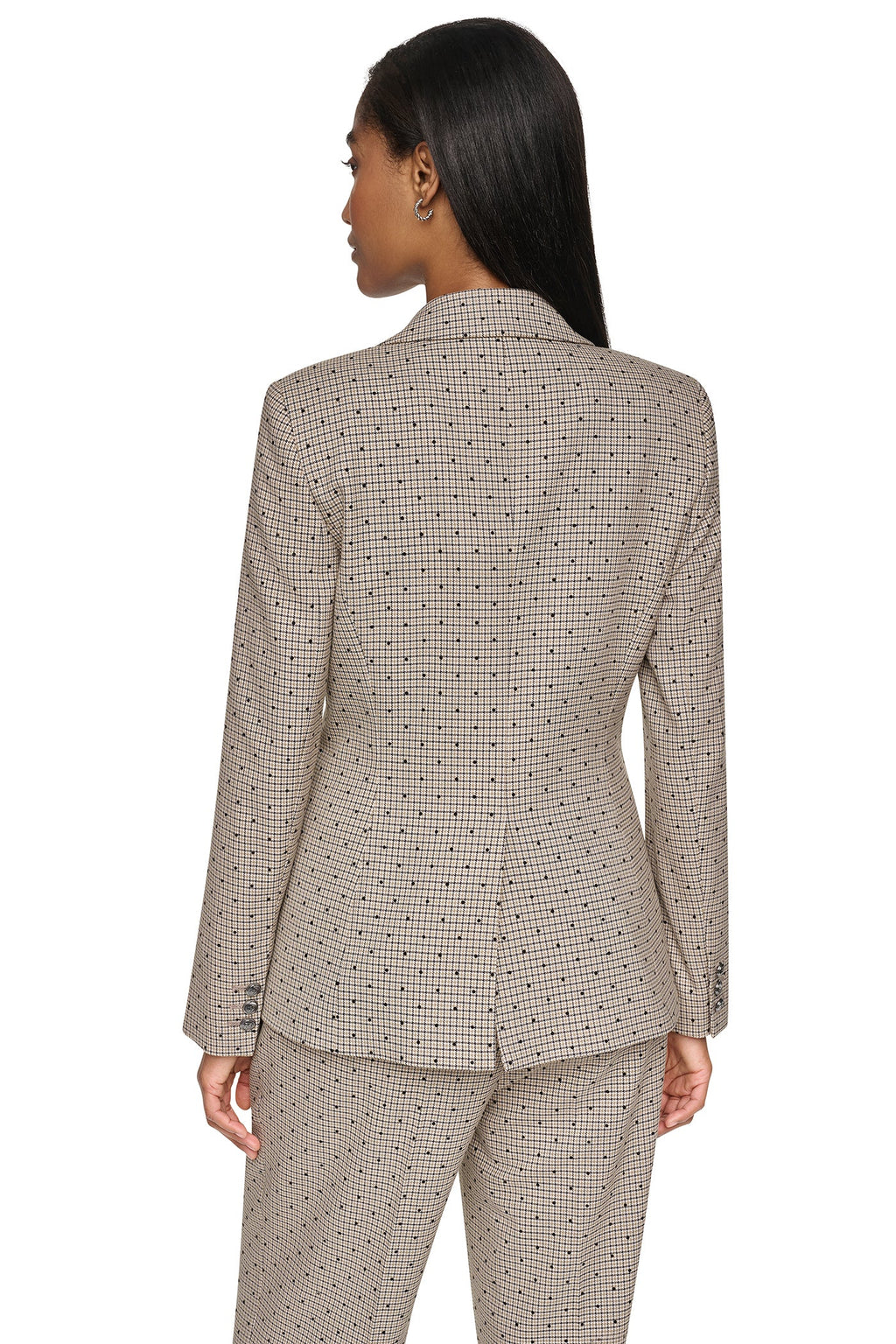 ONE BUTTON COLLAR BLAZER
