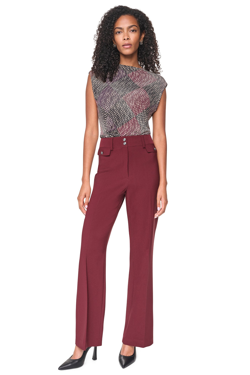 HIGH-RISE WIDE LEG PANT