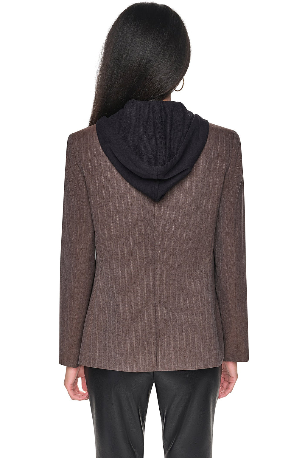 HOODED BLAZER
