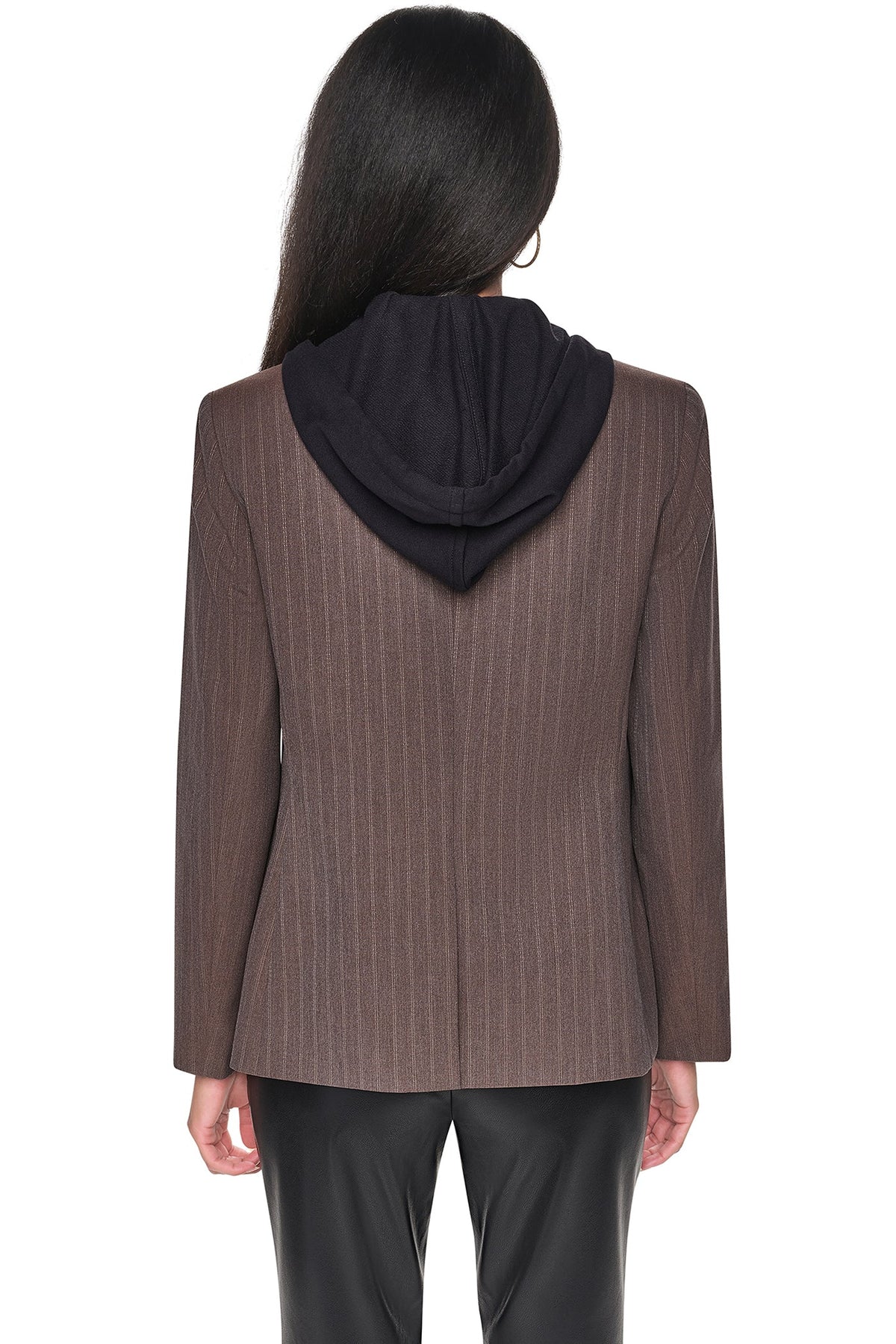 HOODED BLAZER