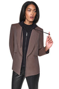 HOODED BLAZER
