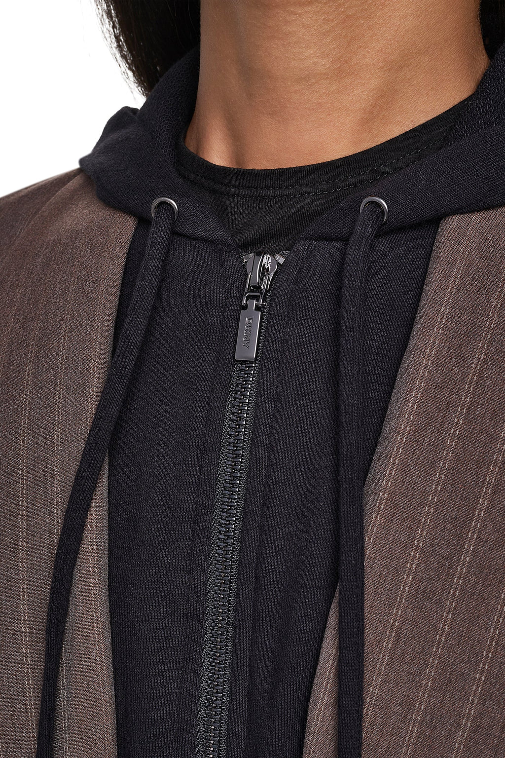 HOODED BLAZER