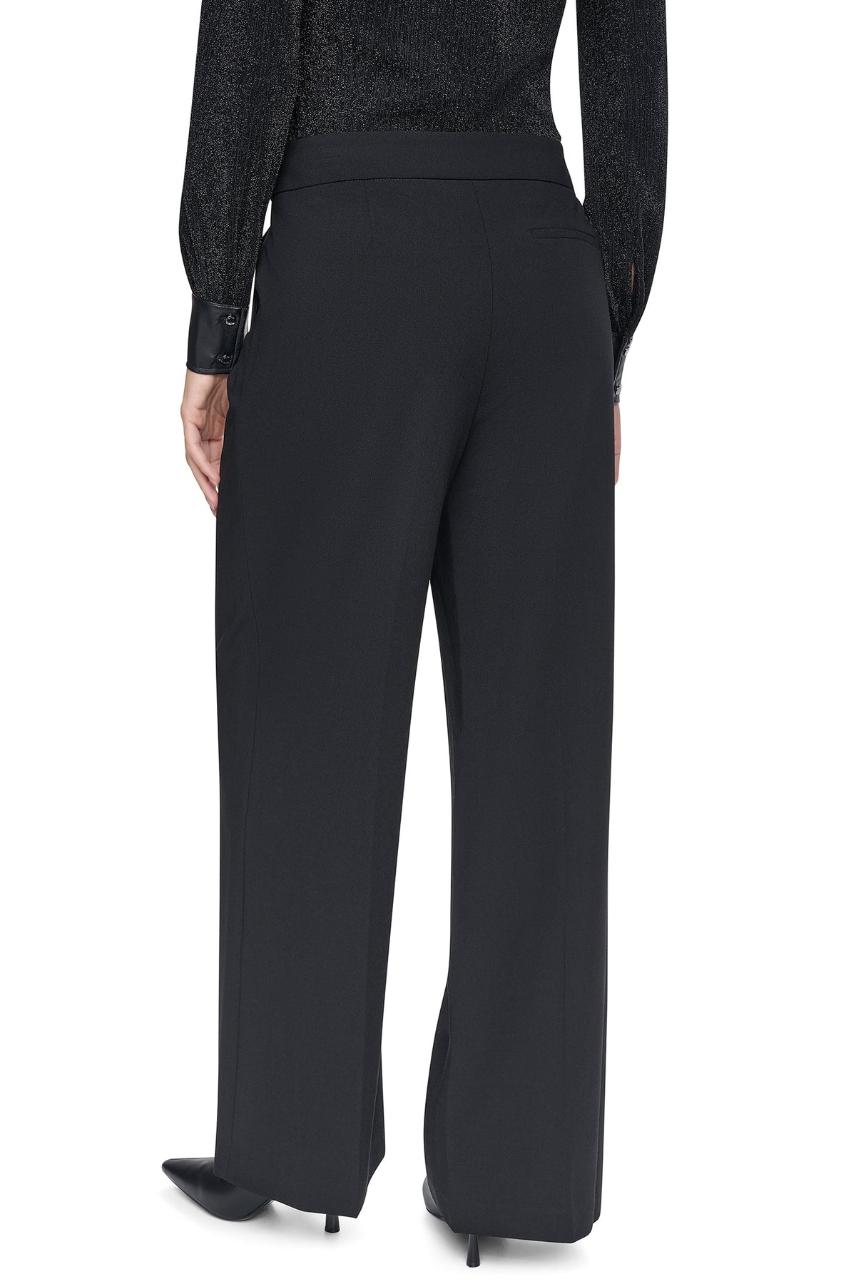 BELTED WIDE LEG TROUSER