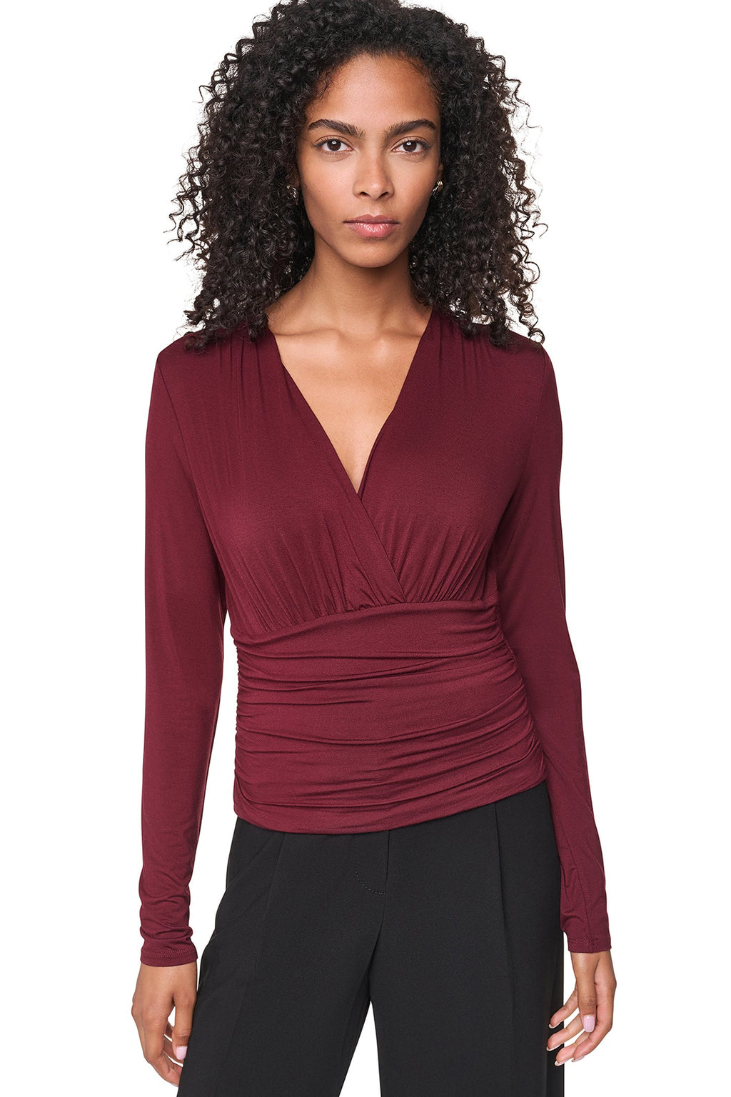 V-NECK BLOUSE