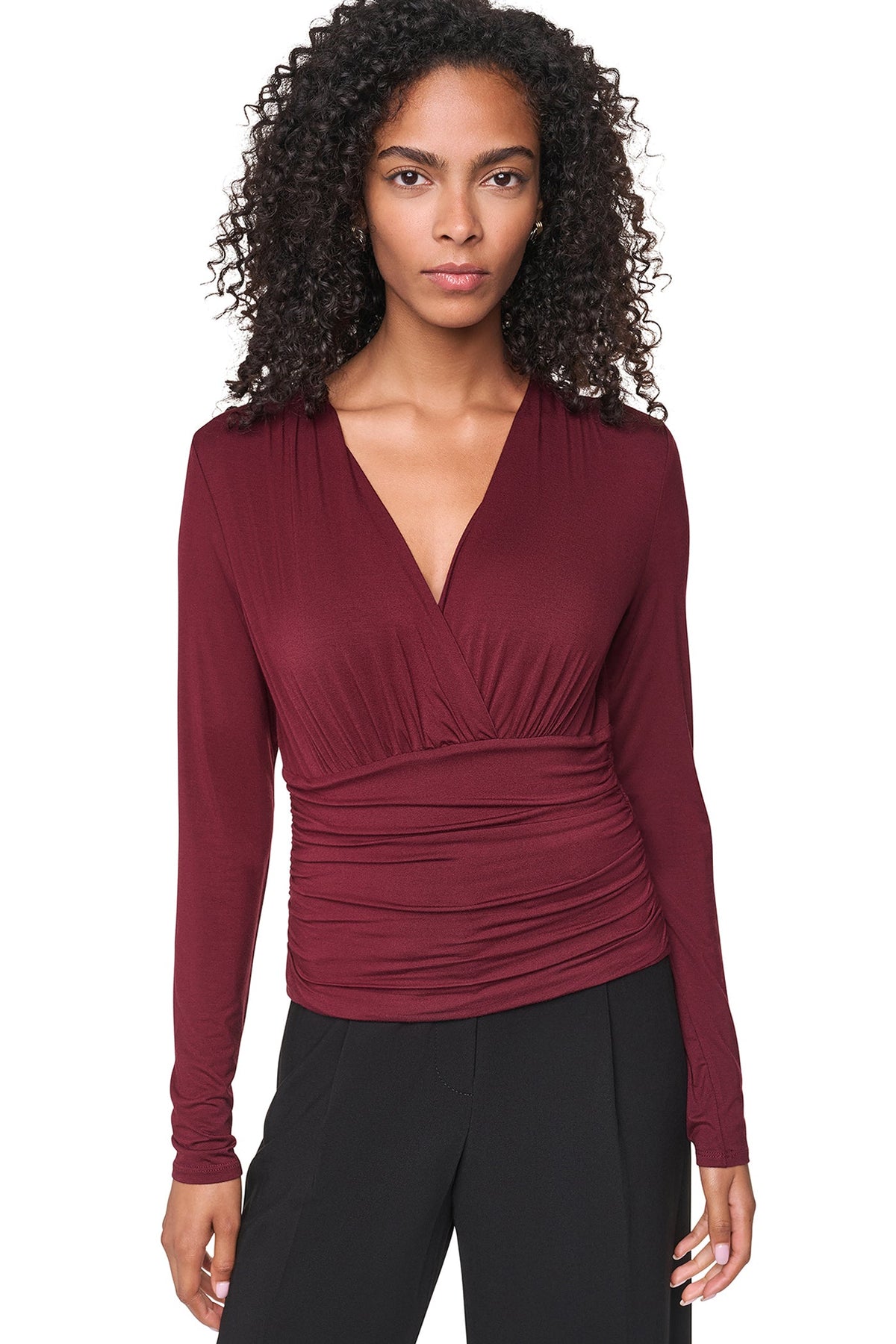 V-NECK BLOUSE