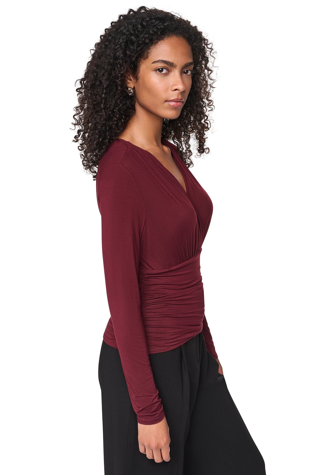 V-NECK BLOUSE