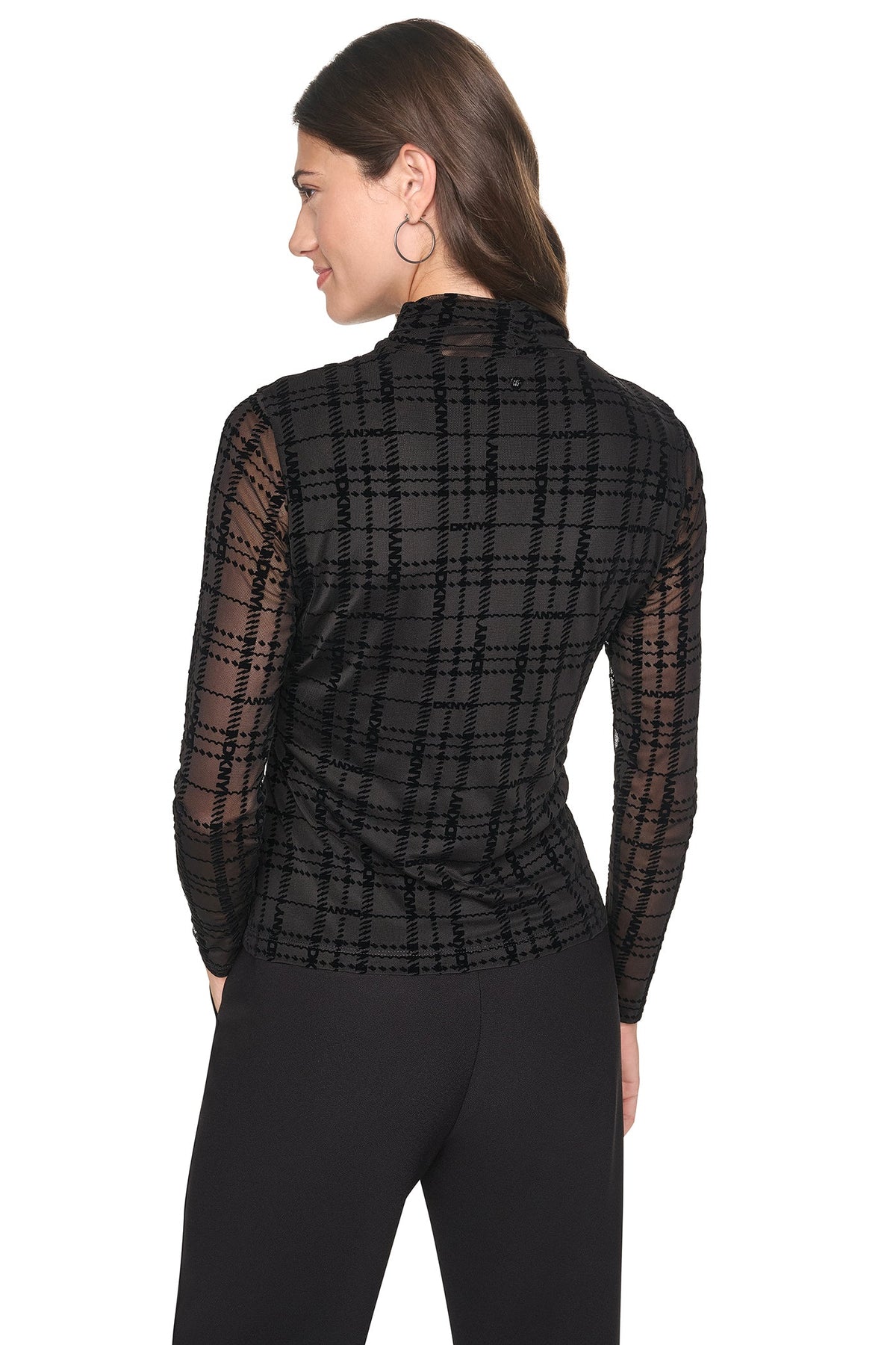 MOCK NECK KNIT TOP