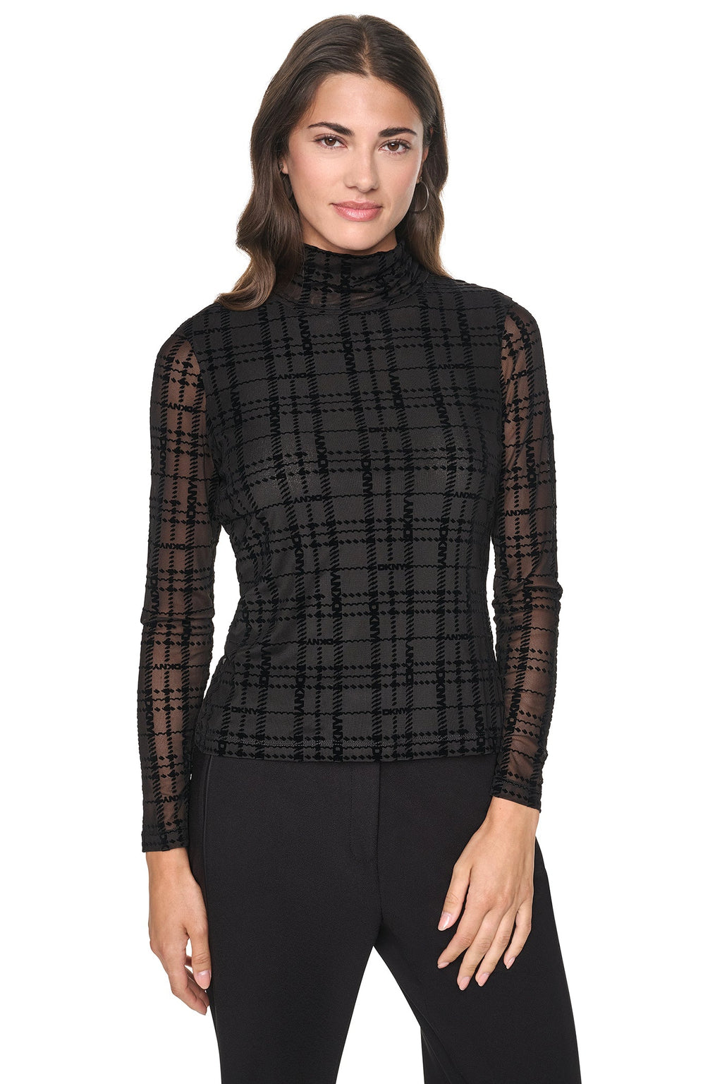 MOCK NECK KNIT TOP