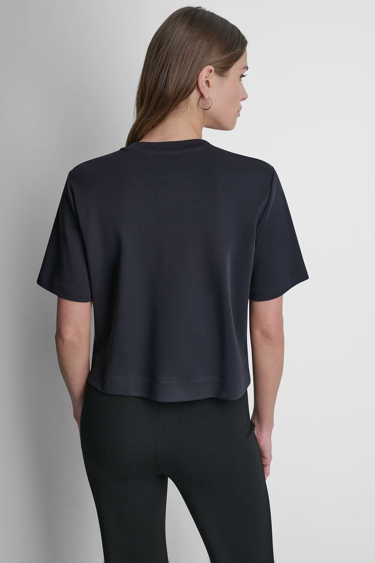 COTTON SHORT SLEEVE LOGO TOP