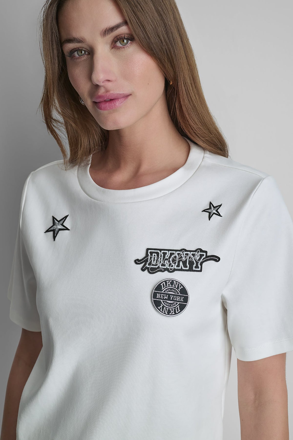 COTTON SHORT SLEEVE LOGO TOP