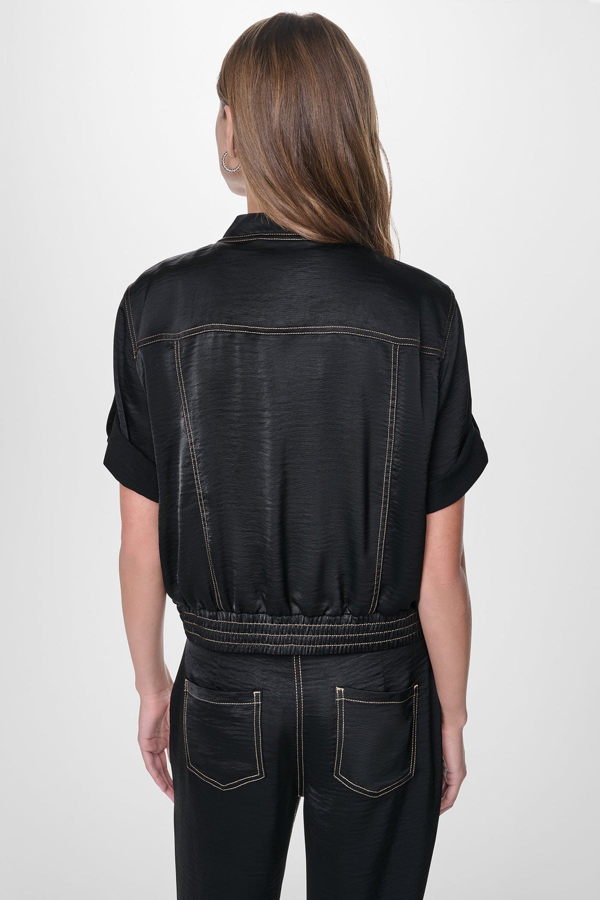 CONTRAST STITCH JACKET