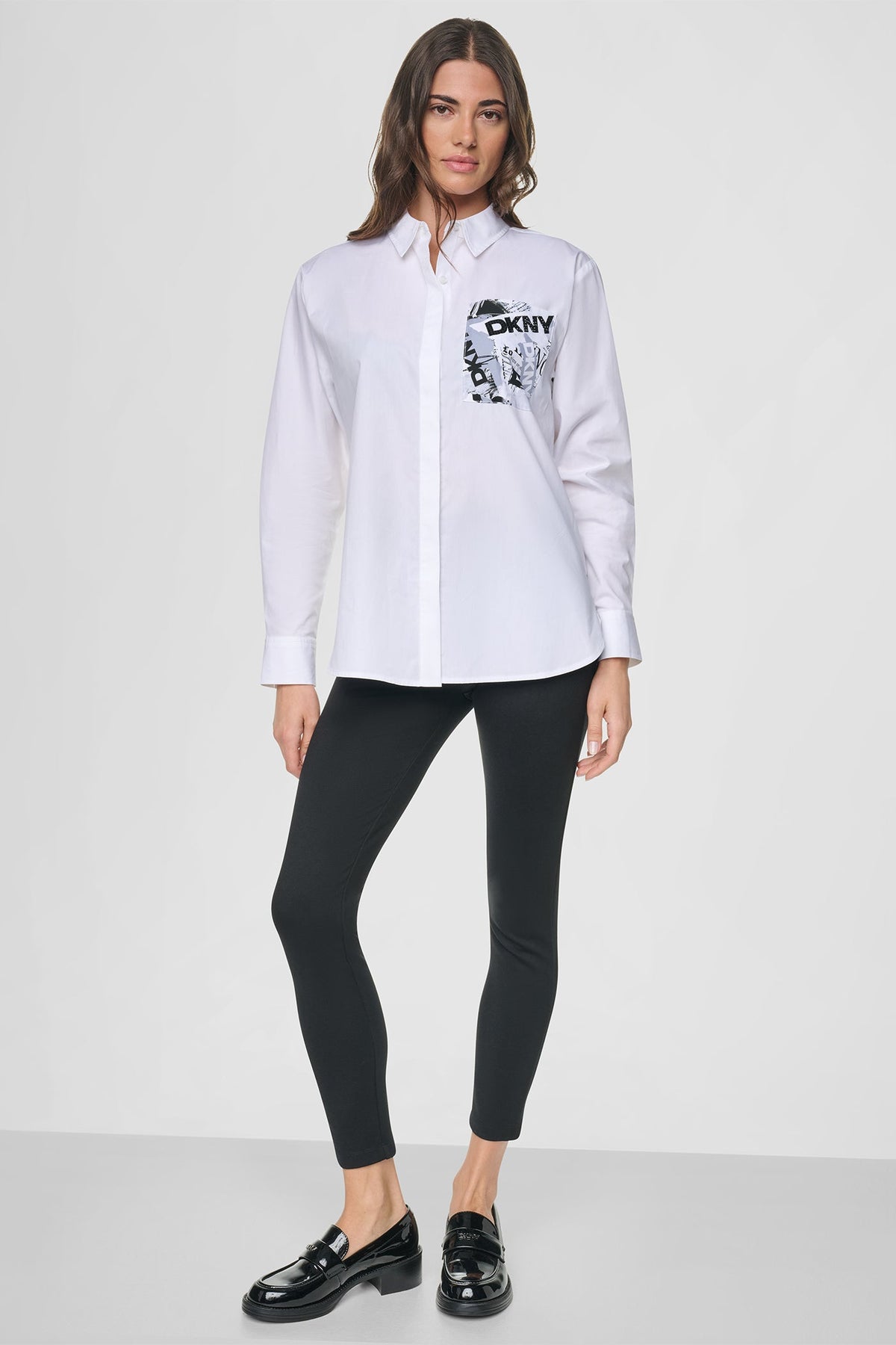 LOGO POCKET POPLIN SHIRT