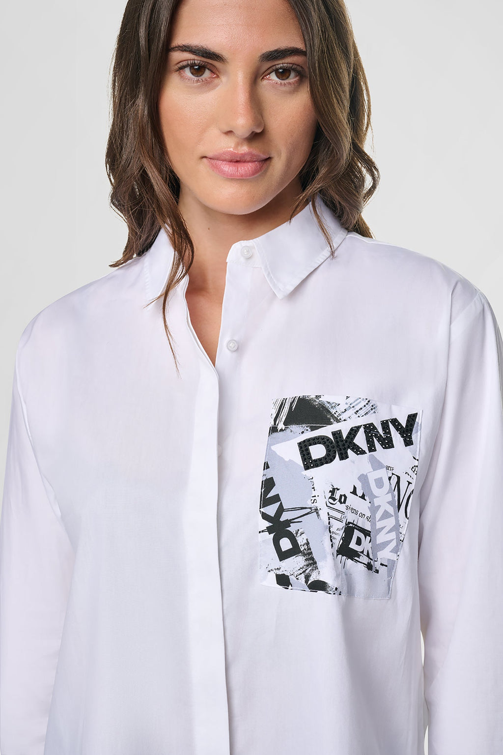LOGO POCKET POPLIN SHIRT