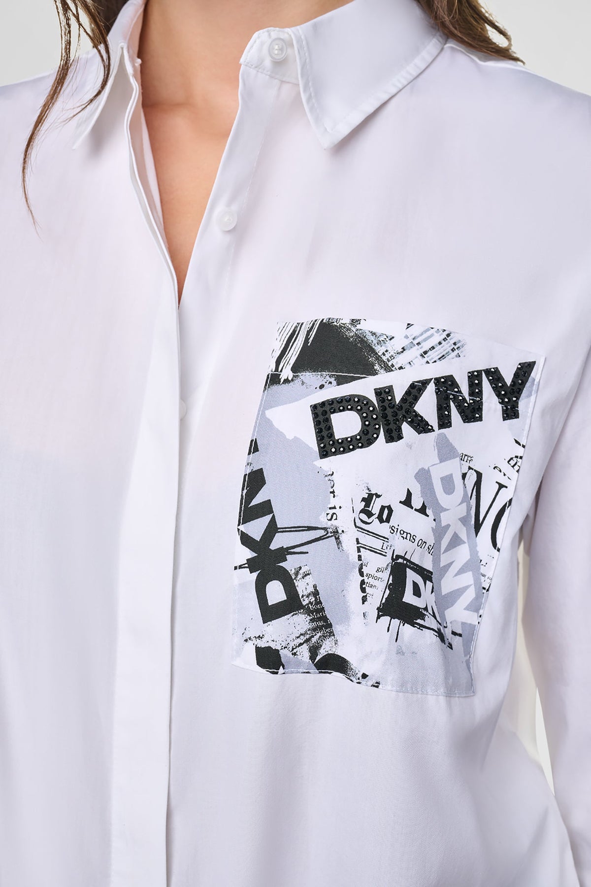 LOGO POCKET POPLIN SHIRT