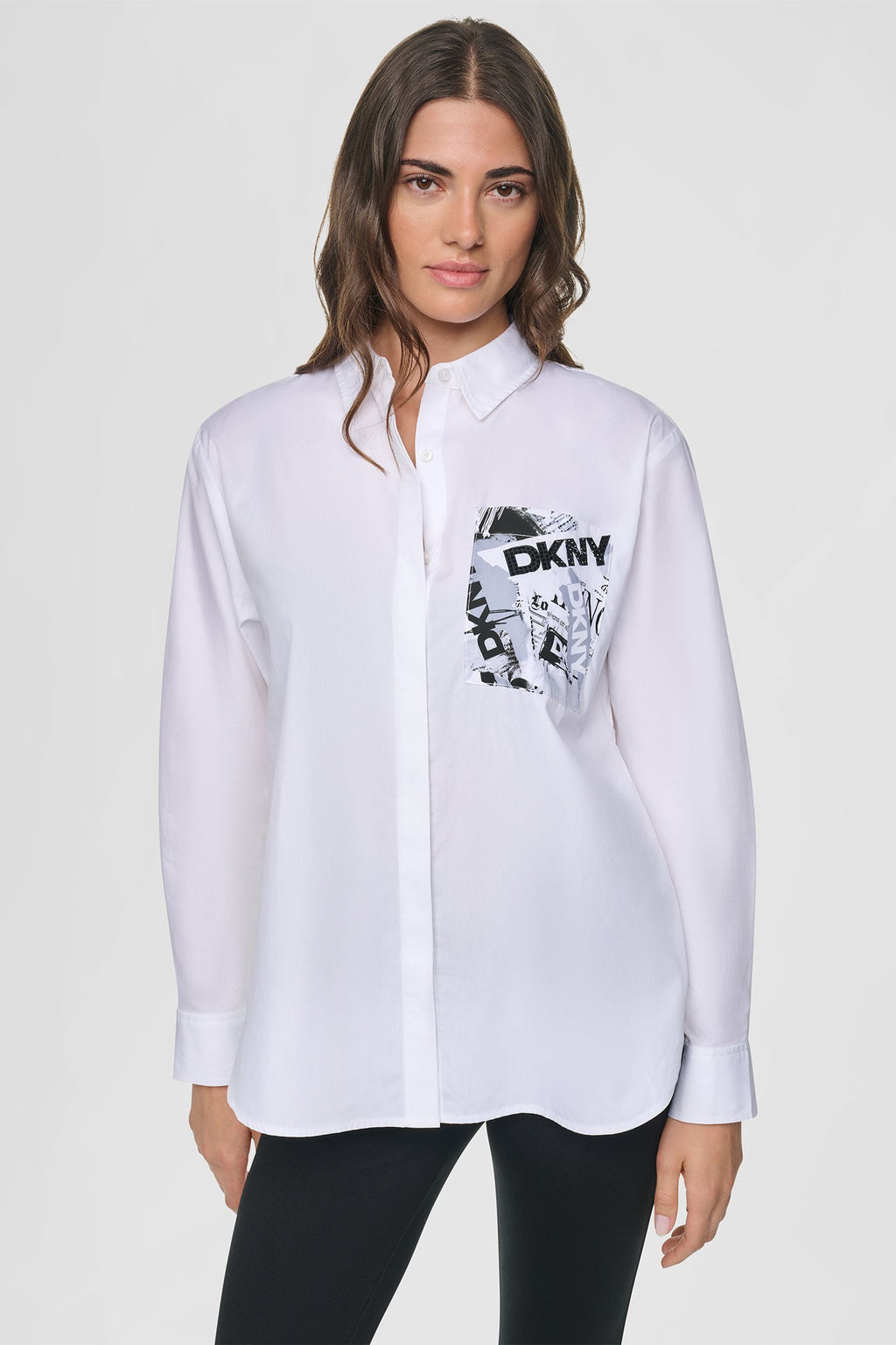 LOGO POCKET POPLIN SHIRT