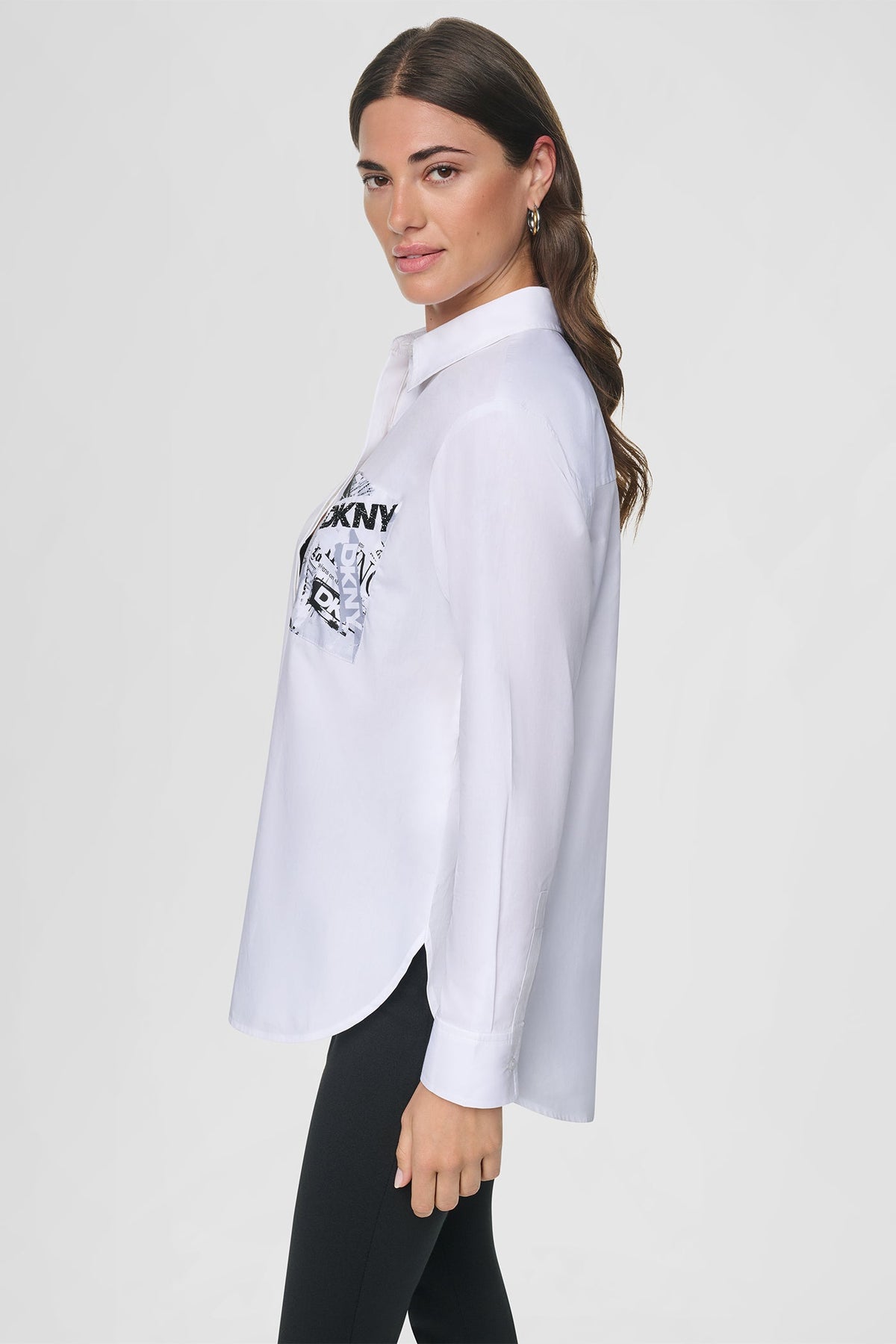 LOGO POCKET POPLIN SHIRT