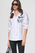 LOGO POCKET POPLIN SHIRT