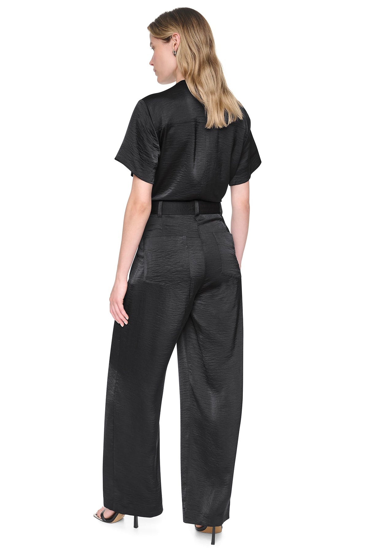 BUTTON FRONT UTILITY JUMPSUIT