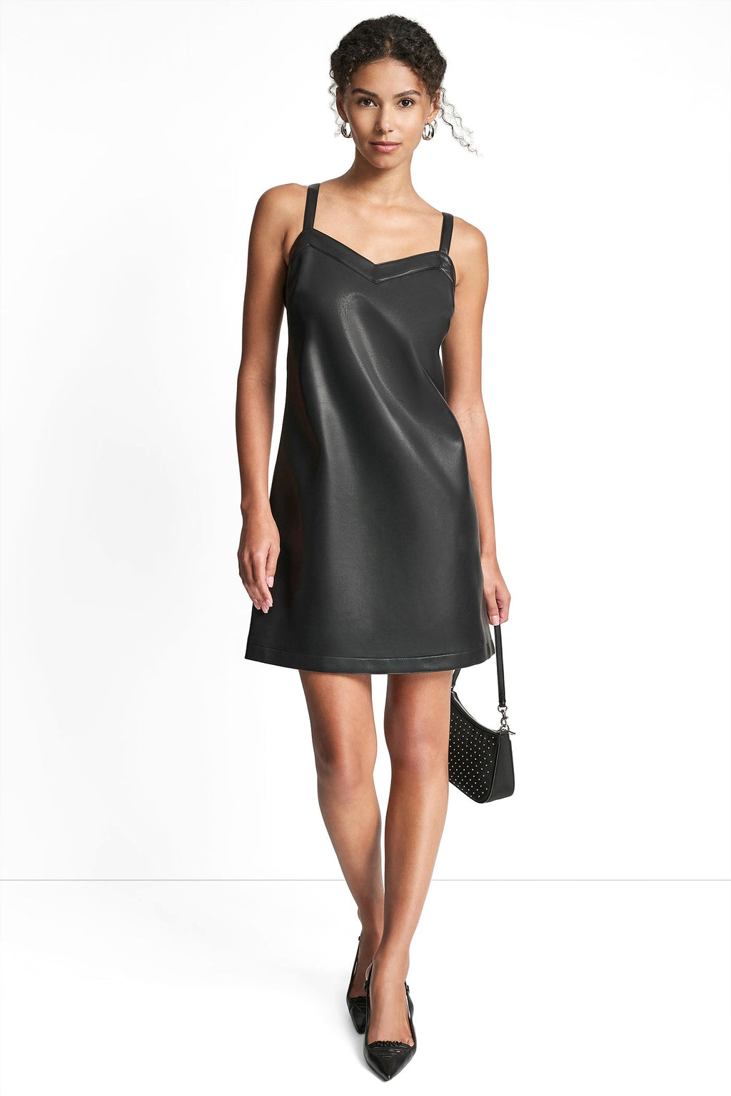 SLEEVELESS A-LINE MINI DRESS