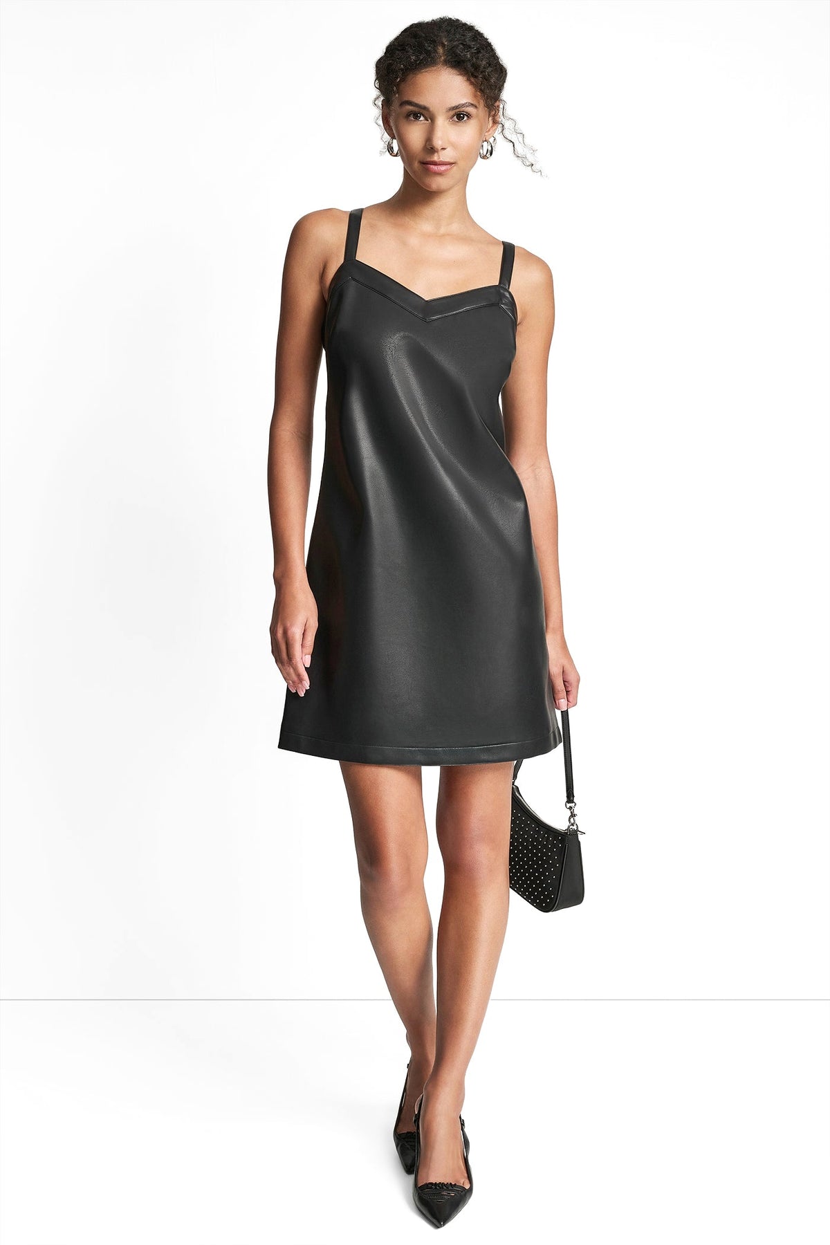 SLEEVELESS A-LINE MINI DRESS