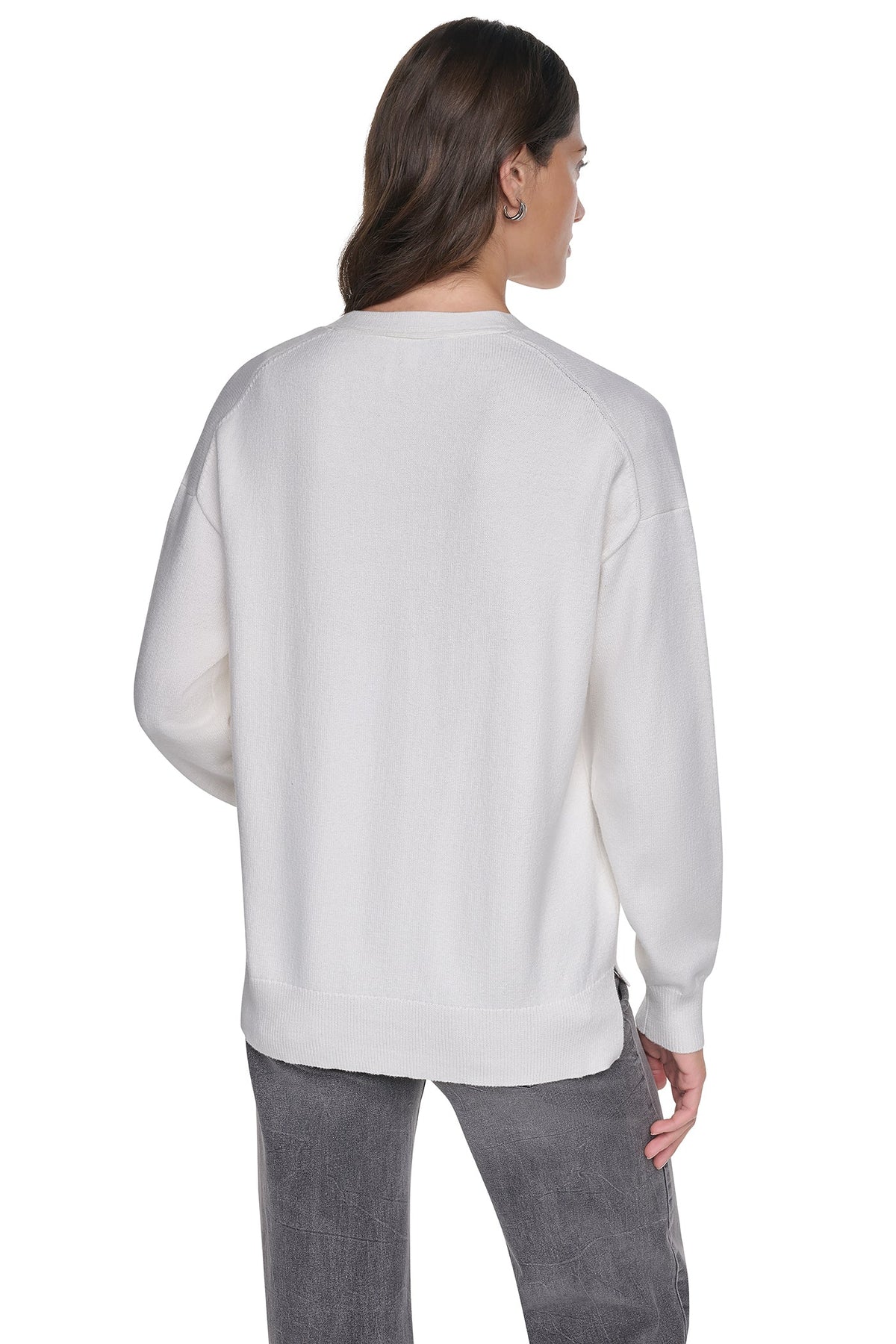 BRUSHSTROKE HEART CARDIGAN