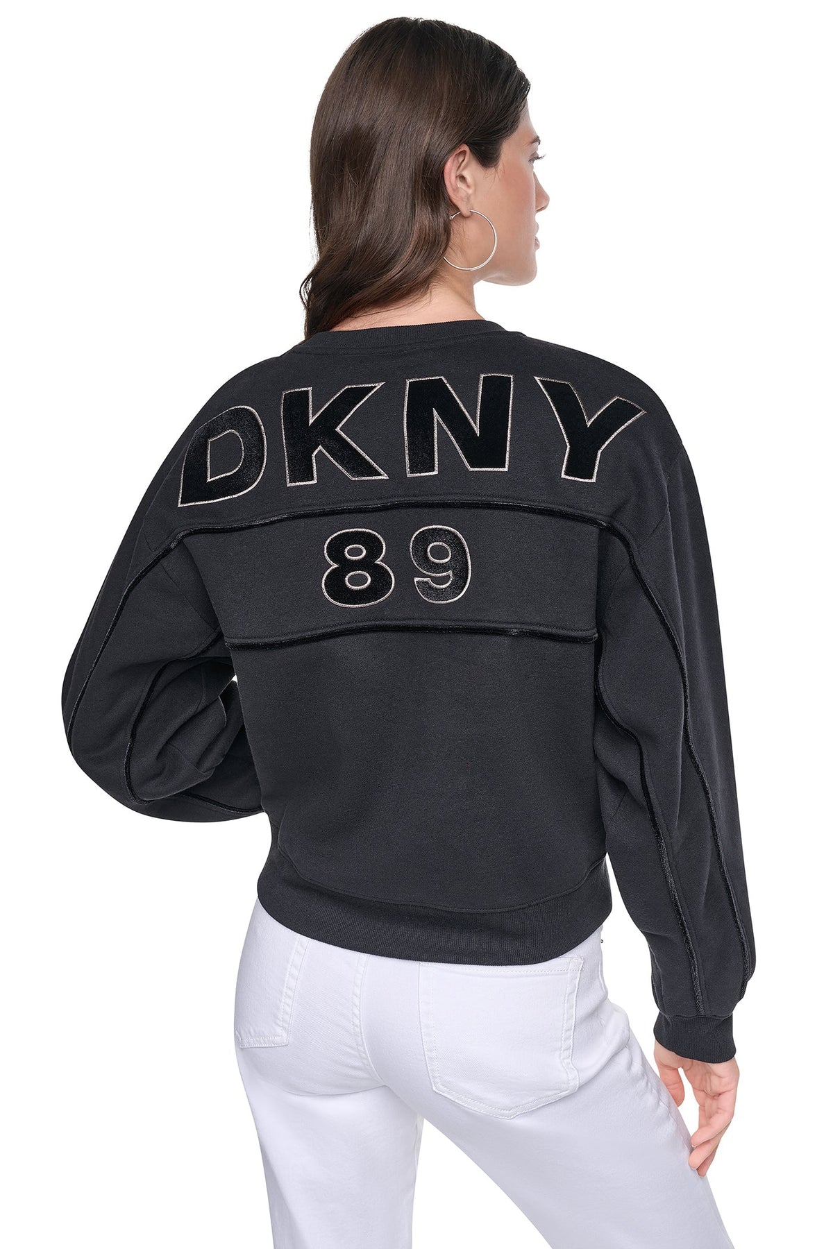 VELVET LOGO SWEATSHIRT
