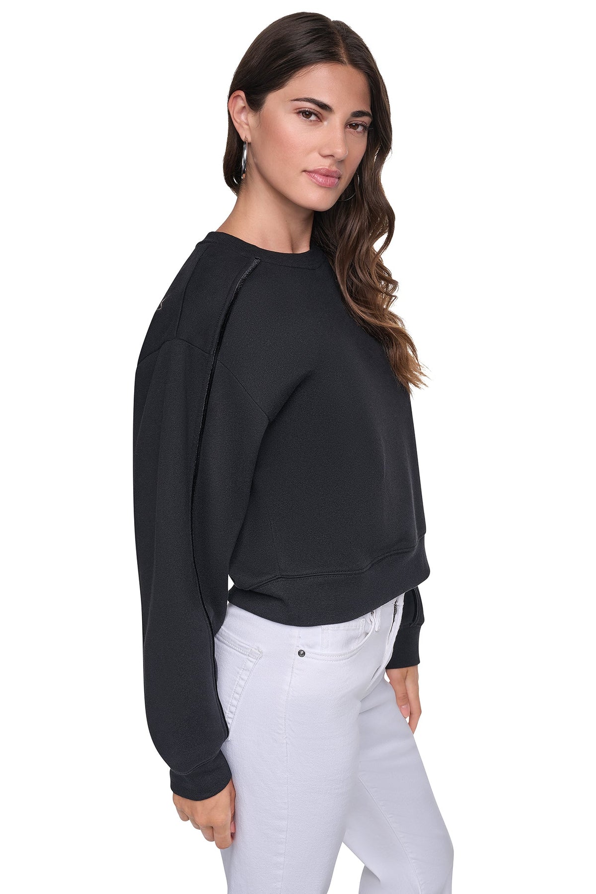 VELVET LOGO SWEATSHIRT