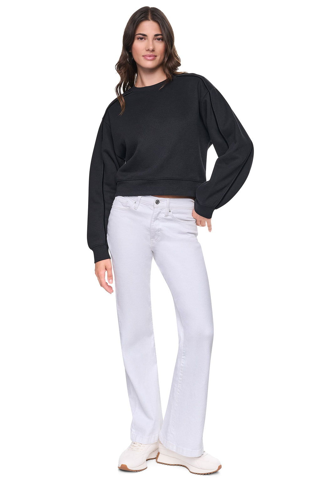 VELVET LOGO SWEATSHIRT
