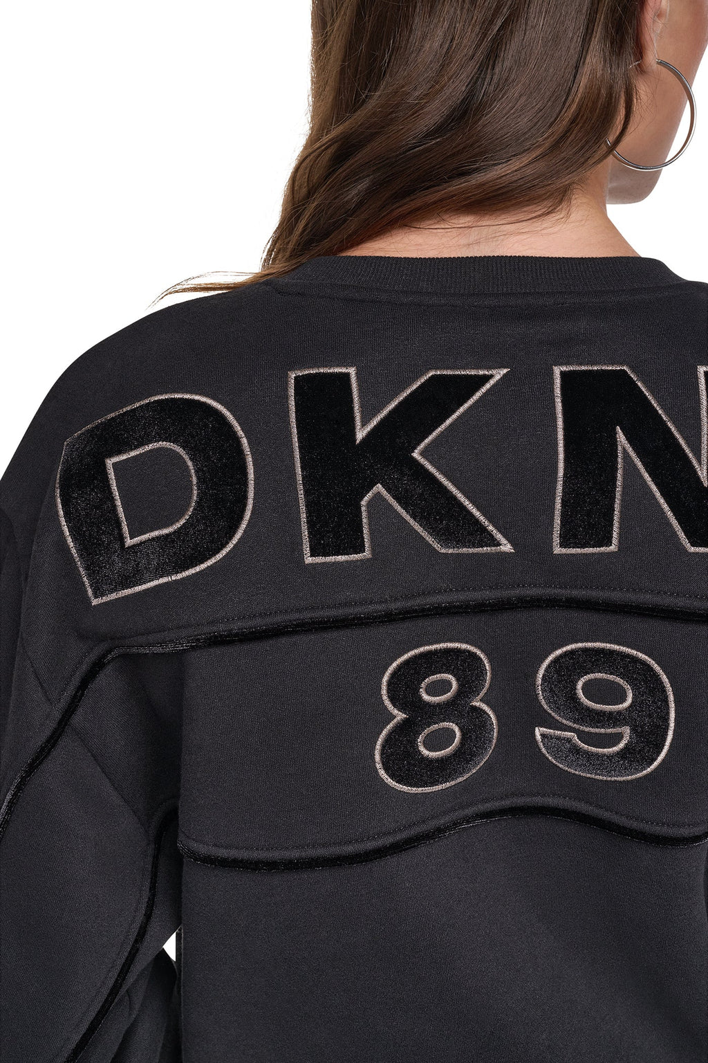 VELVET LOGO SWEATSHIRT