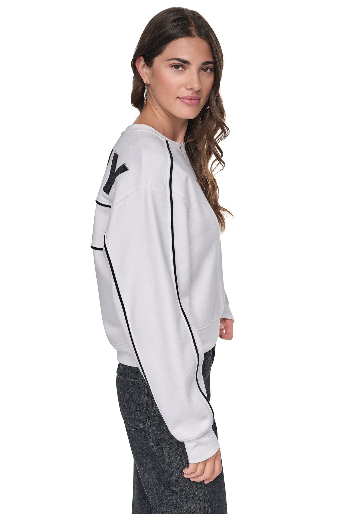 VELVET LOGO SWEATSHIRT