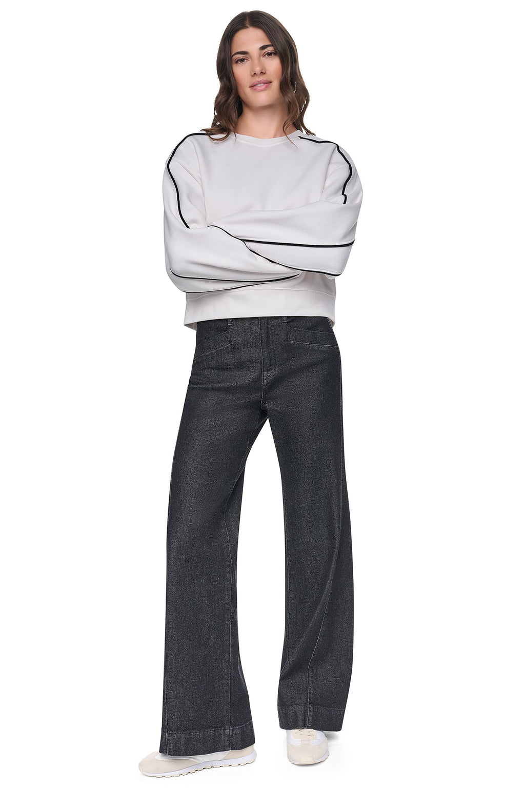 VELVET LOGO SWEATSHIRT