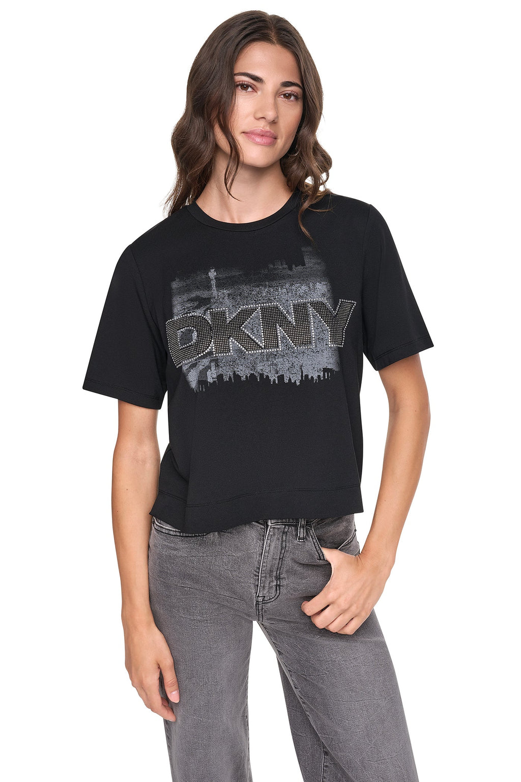 BLING LOGO CITY GRAPHIC TEE