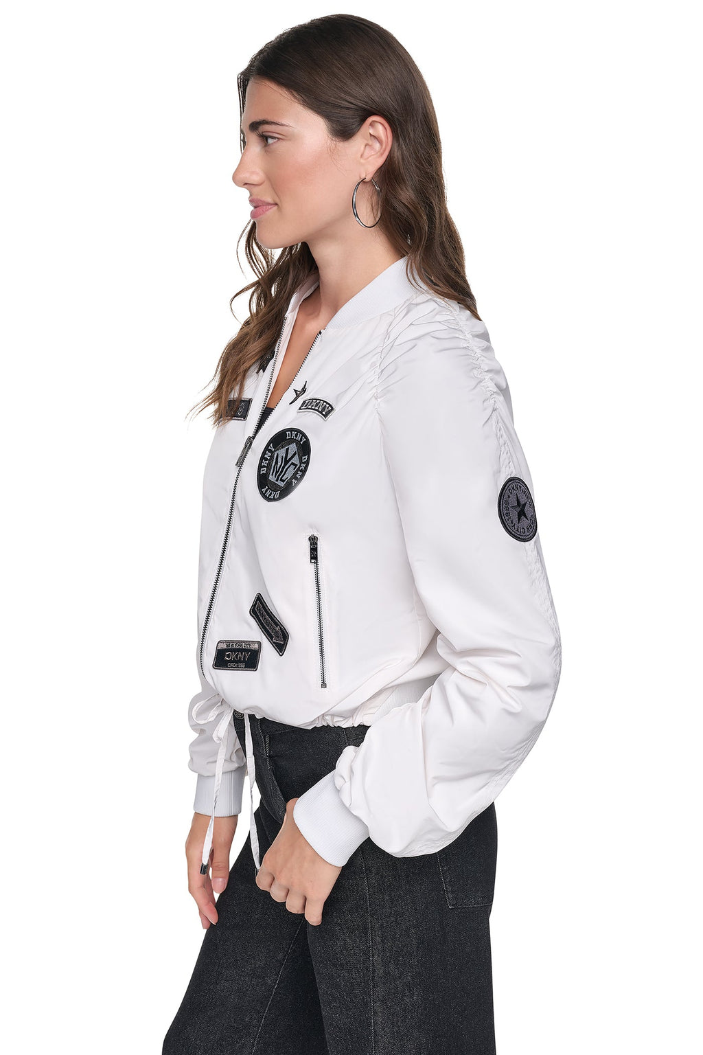 PINS & PATCHES RUCHED JACKET